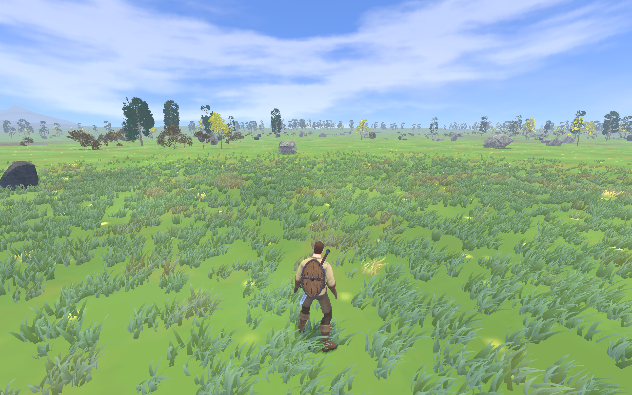 An older in-development landscape capture looking across the wilderness beyond Greenfall.